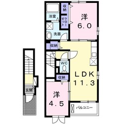 パーク　サイド　エックス　Ⅲの物件間取画像